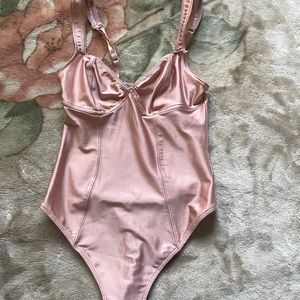 Blush body suit